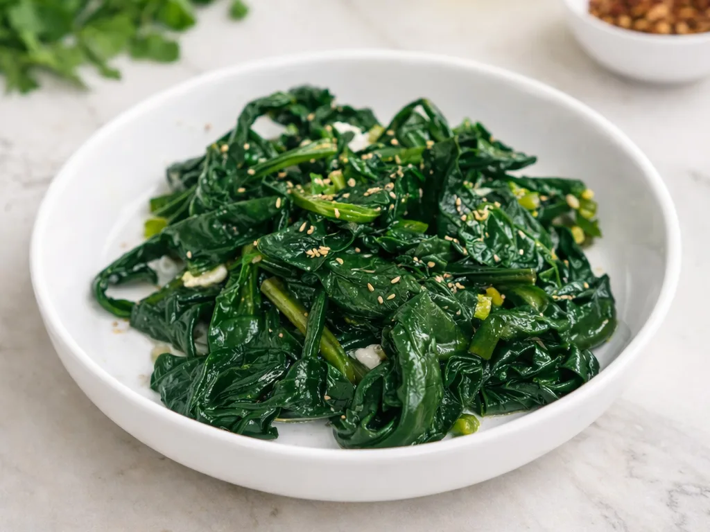 시금치 나물 | 봄 제철 요리 제대로 만드는 법