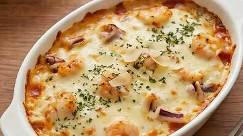 순두부 해물 그라탕