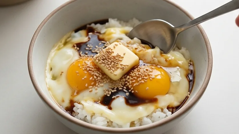 전자레인지 간장 계란밥 | 바쁜 시간, 빠르게 완성하는 레시피