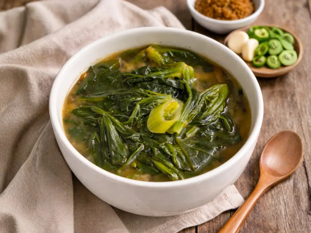 맑고 구수한 시금치 된장국, 실패 없는 감칠맛 비결