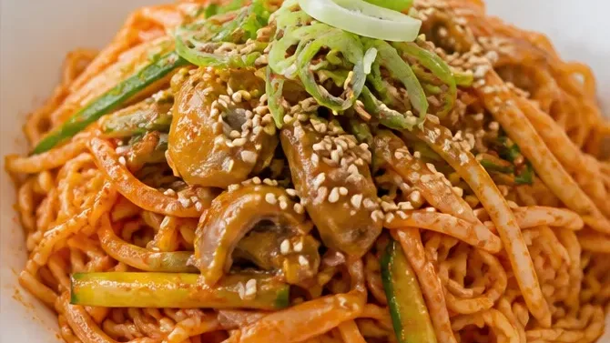 골뱅이 무침 | 비빔면 기본 소스으로 맛있게 만드는 법