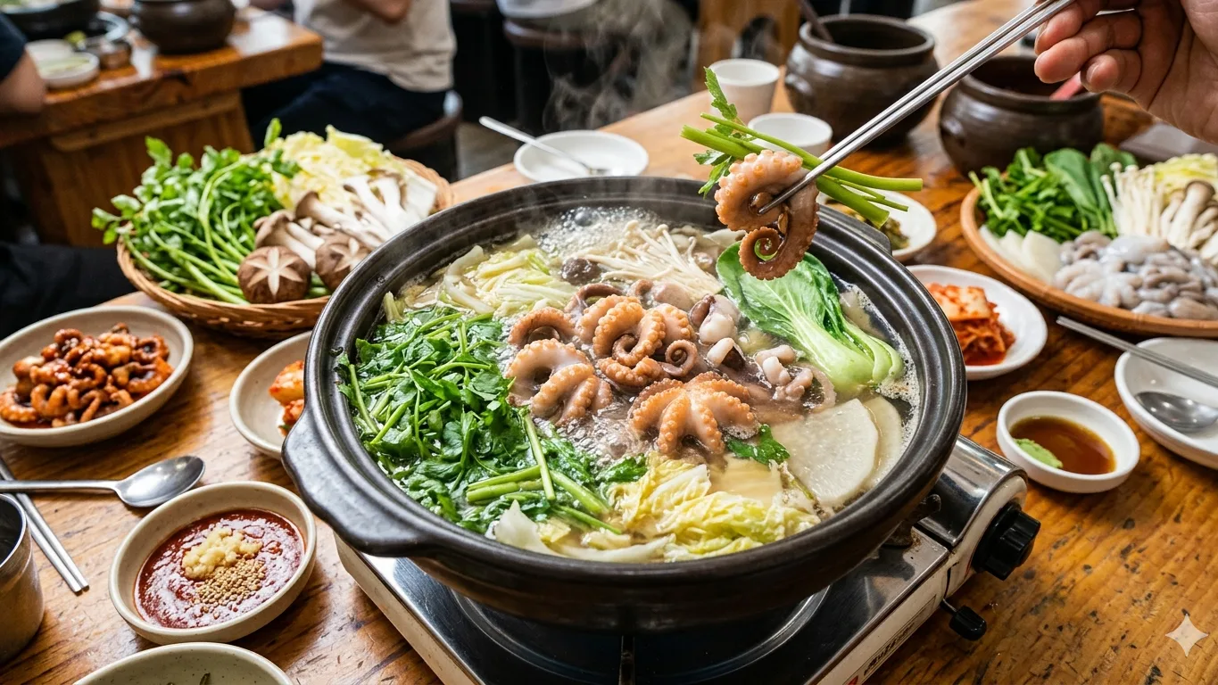 쭈꾸미 샤브샤브