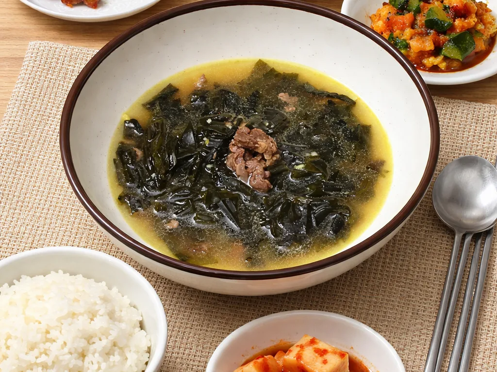 소고기 미역국 레시피 | 깊고 깔끔한 국물, 실패 없는 기본 미역국