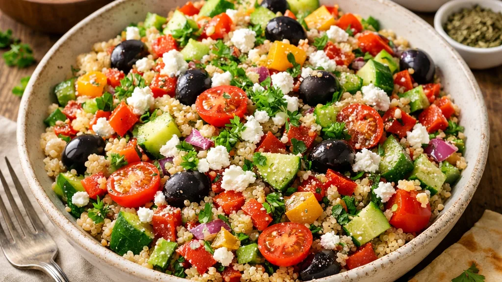 지중해식 퀴노아 샐러드