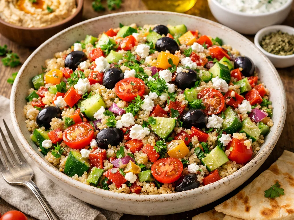 지중해식 퀴노아 샐러드