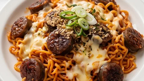 Buldak Sundae Bokkeum | 불닭 순대 볶음