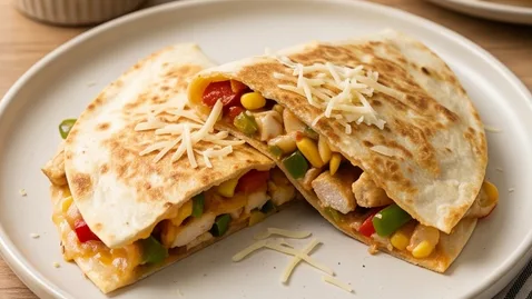 치킨 살사 퀘사디아 | 멕시코 풍미 요리